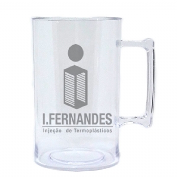 Foto Caneca de Chopp - 500ml - Personalizar - Incolor - Kit c/ 24pç.