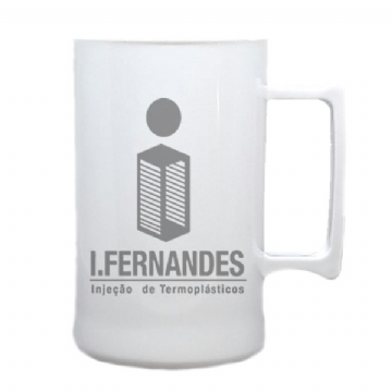 Foto Caneca de Chopp - 500ml - Personalizar - Branca - Kit c/ 48pç.