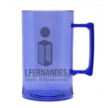 Foto Caneca de Chopp - 500ml - Personalizar - Lilás Translúcido