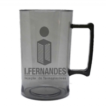 Foto Caneca de Chopp - 500ml - Personalizar - Fumê Translúcido