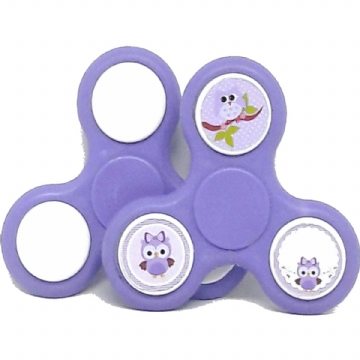 Foto Fidget Hand Spinner - Lilás - p/ personalizar - Atacado - kit c/ 24pç