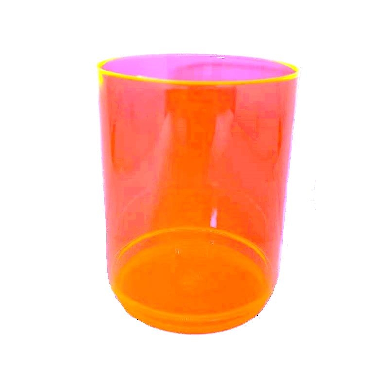 Foto Copo Short Drink  350ml - Personalizar - Laranja Neon - Kit c/ 12pç