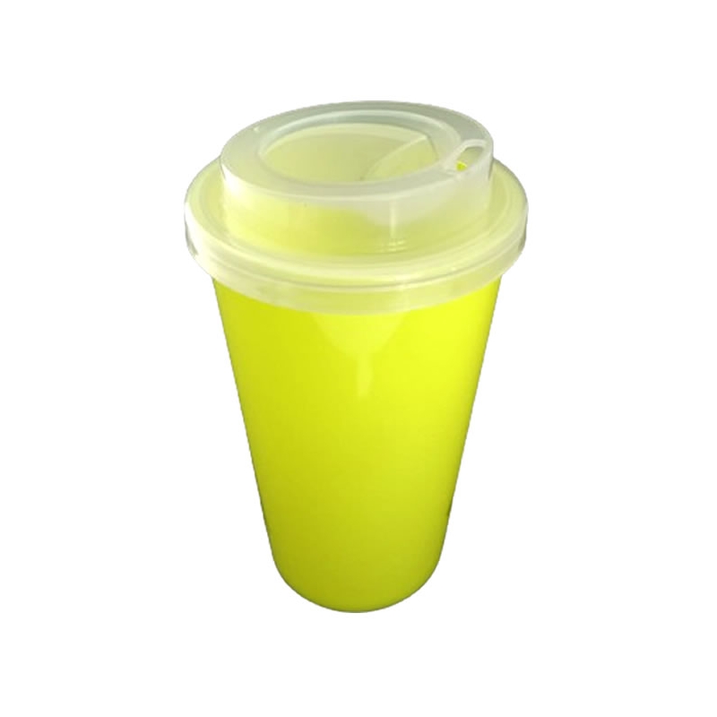 Foto COPO ECO TAMPA BUCKS 300 ml - PERSONALIZÁVEL - AMARELO NEON