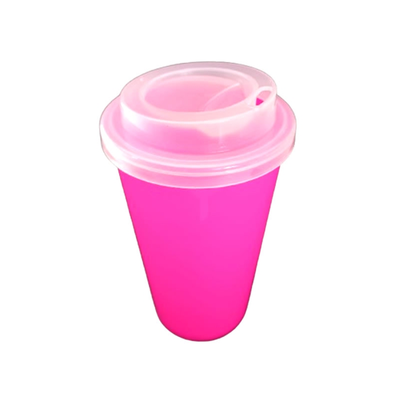 Foto COPO ECO TAMPA BUCKS 300 ml - PERSONALIZÁVEL - PINK NEON