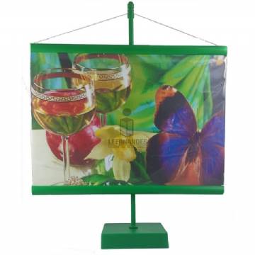 Foto Banner de Mesa - Personalizar - 15x21cm - Verde