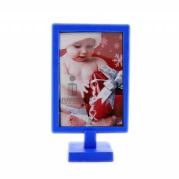 Foto Foto Display - Porta Retrato Duplo (10x15cm) - Personalizar - Azul - Kit c/ 50pç