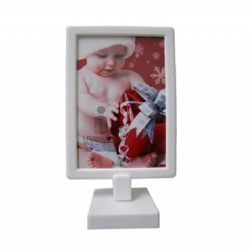 Foto Foto Display - Porta Retrato Duplo (10x15cm) - Personalizar - Branco