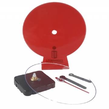 Foto Relógio de mesa com visor - Vermelho - Personalizar (sem embalagem) - Kit c/ 12pç