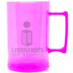 Foto Caneca de Chopp - 500ml - Personalizar - Pink Translúcido