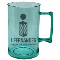 Foto Caneca de Chopp - 500ml - Personalizar - Verde Translúcido