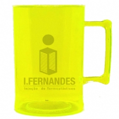 Foto Caneca de Chopp - 500ml - Personalizar - Amarelo Translúcido