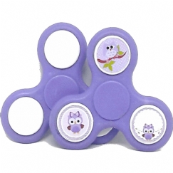 Foto Fidget Hand Spinner - Lilás - p/ personalizar - Atacado - kit c/ 24pç