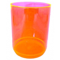 Foto Copo Short Drink  350ml - Personalizar - Laranja Neon - Kit c/ 12pç