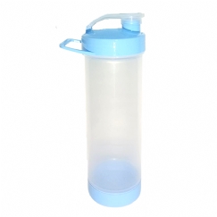 Foto Garrafa Squeeze 600 ml - Copo Squeeze - Academia - Escola - Azul Claro