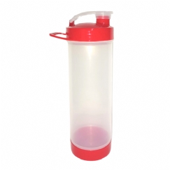 Foto Garrafa Squeeze 600 ml - Copo Squeeze - Academia - Escola - Vermelha