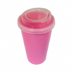 Foto COPO ECO TAMPA BUCKS 300 ml - PERSONALIZÁVEL - ROSA