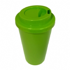 Foto COPO ECO TAMPA BUCKS 300 ml - PERSONALIZÁVEL - VERDE CLARO E TAMPA VERDE CLARO