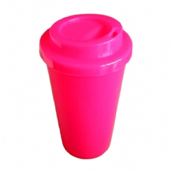 Foto COPO ECO TAMPA BUCKS 300 ml - PERSONALIZÁVEL - PINK E TAMPA PINK