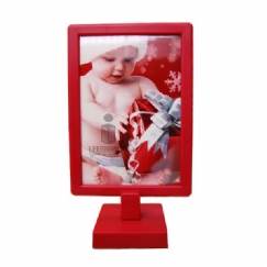 Foto Foto Display - Porta Retrato Duplo (10x15cm) - Personalizar - Vermelho