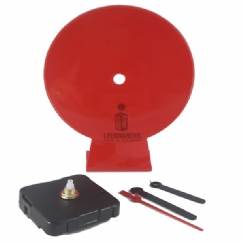 Foto Relógio de mesa sem visor - Vermelho - Personalizar (sem embalagem) - Kit c/ 60pç